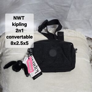 Kipling Black 2-in-1 Convertible Bag